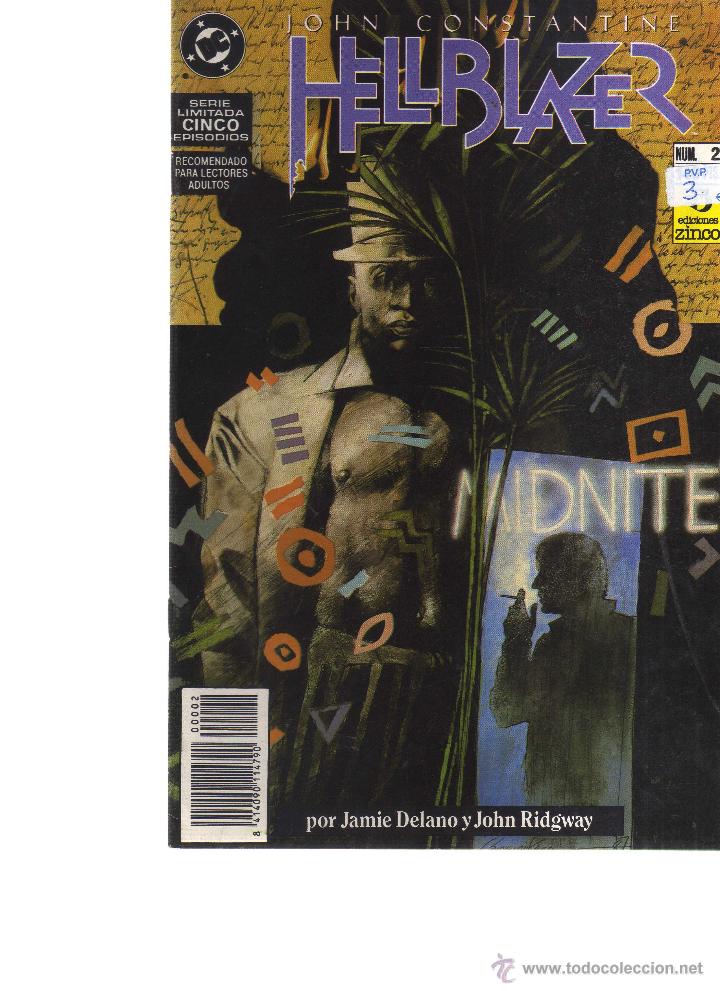 C&oacute;mics: Hellblazer N&ordm; 2 Serie limitada cinco episodios Ed. Zinco - CJ36 - Foto 1