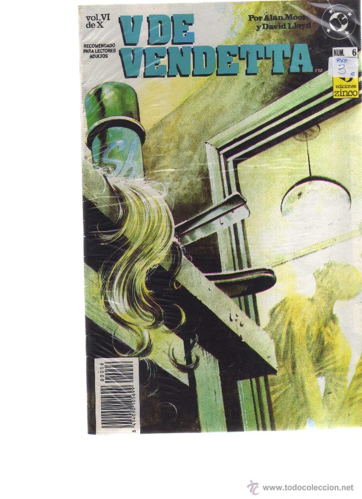 C&oacute;mics: V de Vendetta (Ediciones Zinco, N&ordm; 6 de 10) - CJ37 - Foto 1