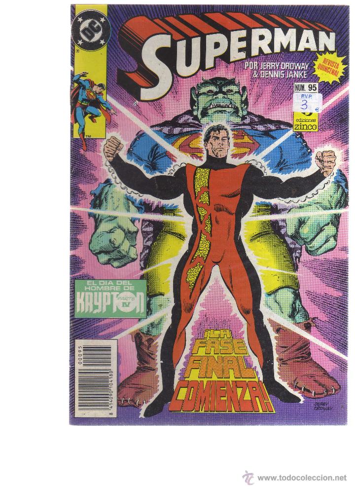 C&oacute;mics: Superman N&ordm; 95 &iexcl;La pase final comienza! Ed. Zinco - SUP1 - Foto 1