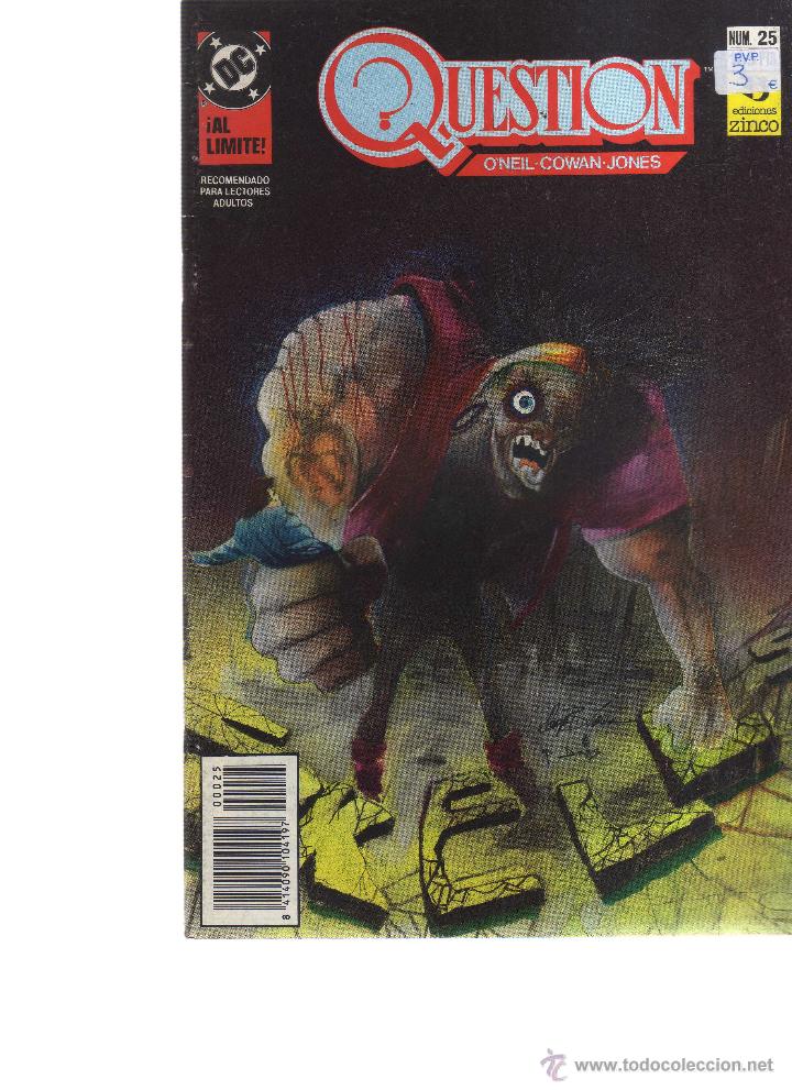 C&oacute;mics: Question N&ordm; 25 Ed. Zinco - CJ39 - Foto 1