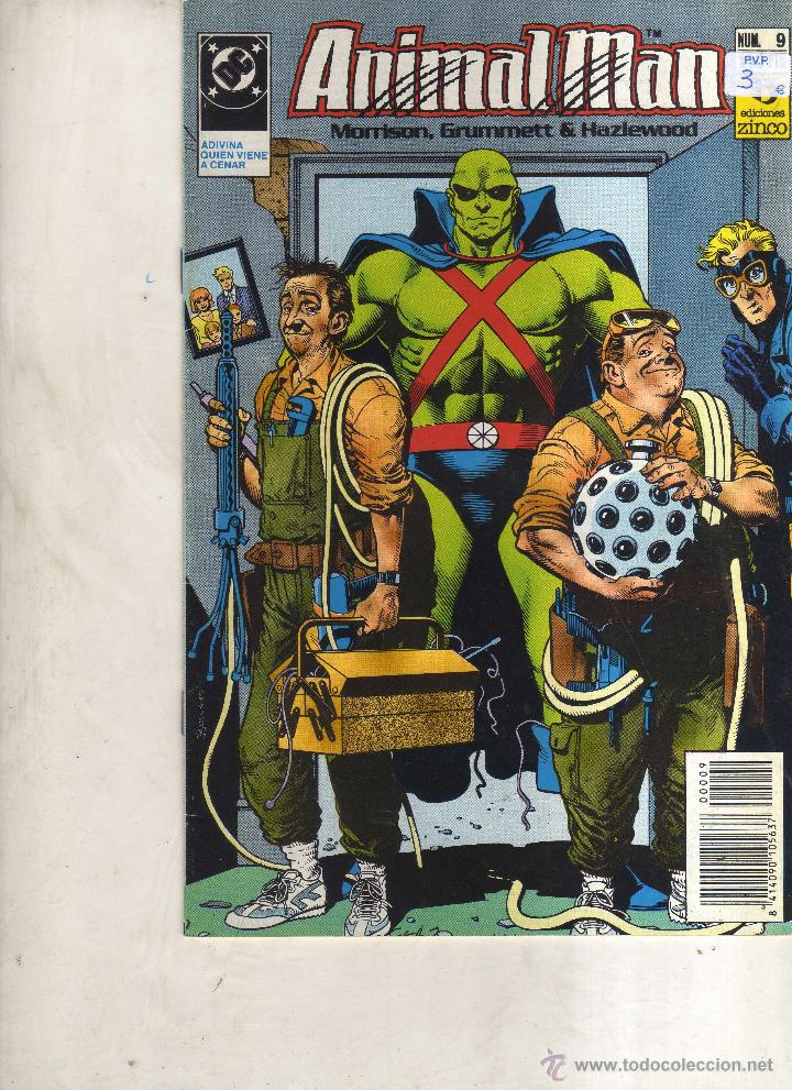 C&oacute;mics: Animal Man N&ordm; 9 Ed. Zinco - CJ39 - Foto 1
