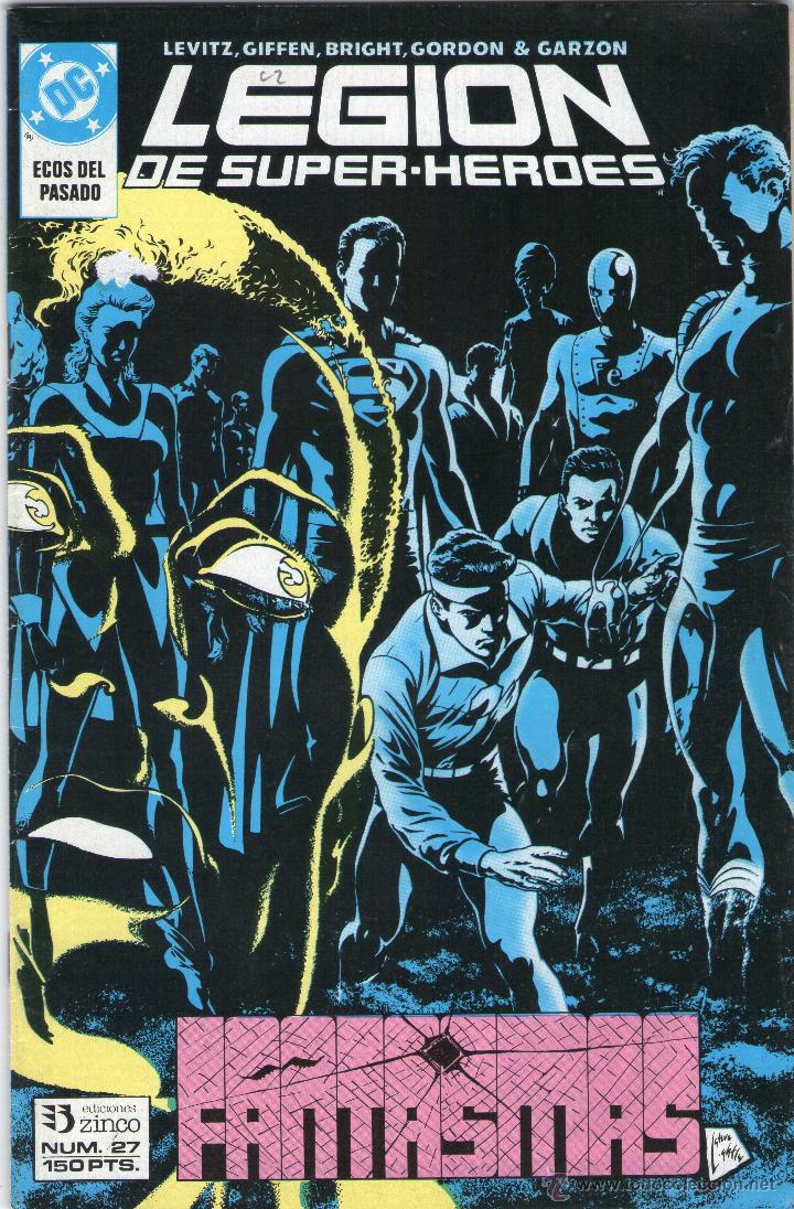 C&oacute;mics: LEGION DE SUPERHEROES - N&ordm; 27 - DC COMICS - EDICIONES ZINCO - A&Ntilde;O 1987. - Foto 1