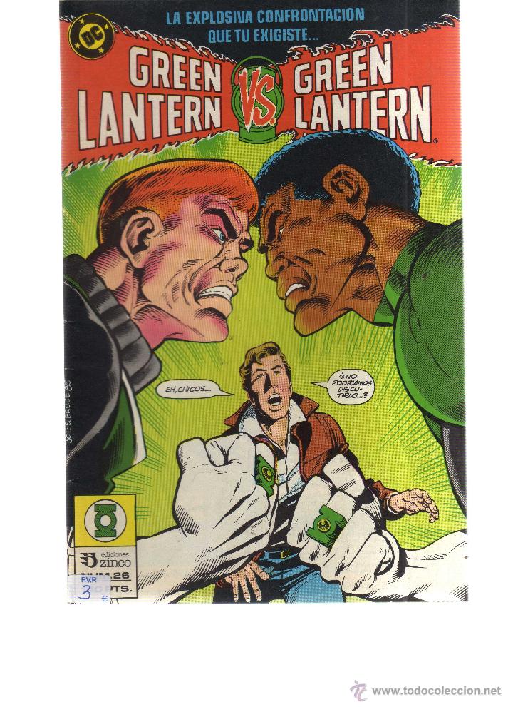 C&oacute;mics: Green Lantern vs Green Lantern N&ordm; 26 Ed. Zinco - CJ43 - Foto 1