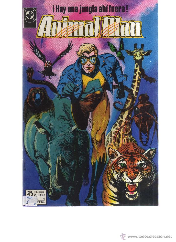 C&oacute;mics: Animal Man N&ordm; 1 Ed. Zinco - CJ43 - Foto 1