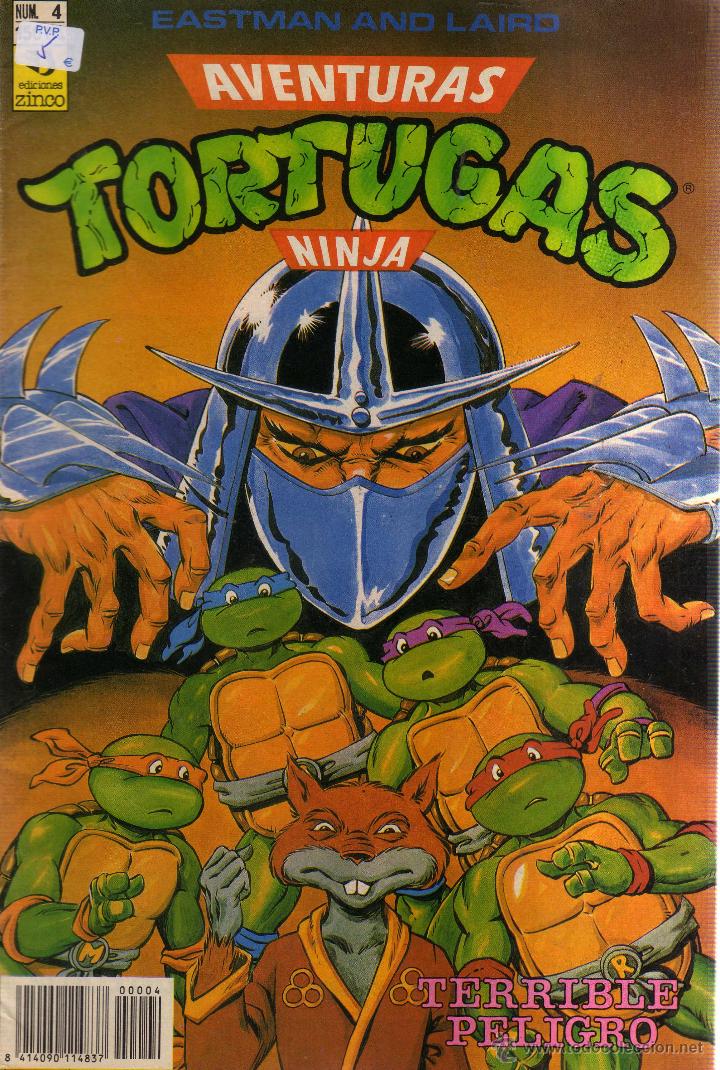 C&oacute;mics: Aventuras Tortugas Ninja N&ordm; 4 - CJ117 - Foto 1