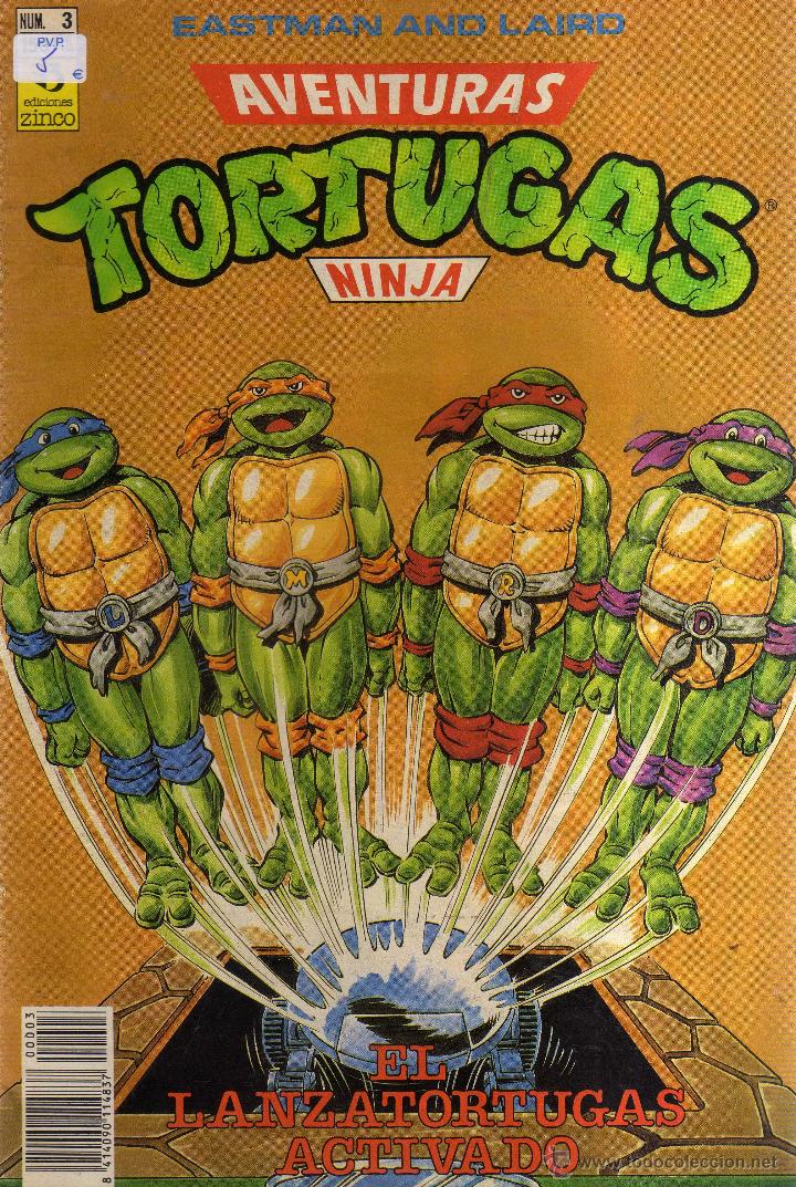 C&oacute;mics: Aventuras Tortugas Ninja N&ordm; 3 - CJ117 - Foto 1