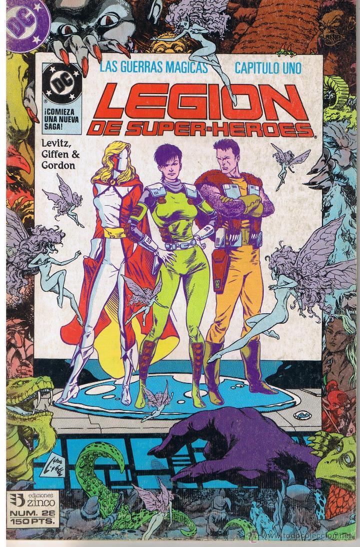 C&oacute;mics: LEGI&Oacute;N DE SUPER HEROES. NUMERO 28. EDICIONES ZINCO - Foto 1
