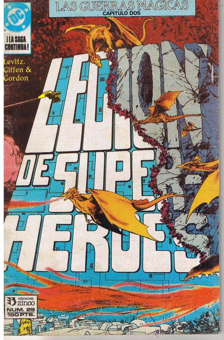 C&oacute;mics: LEGI&Oacute;N DE SUPER HEROES. NUMERO 29. EDICIONES ZINCO - Foto 1