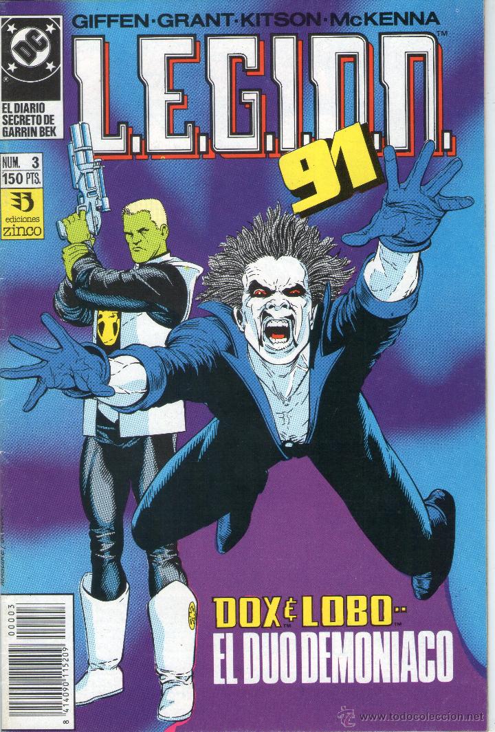 C&oacute;mics: LEGION 91 - N&ordm; 3 - DC COMICS - EDICIONES ZINCO - A&Ntilde;OS 80. - Foto 1