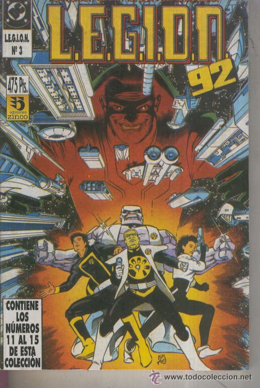 C&oacute;mics: Comic LEGION 92: Retapado con los numeros del 11 al 15 - Comics Zinco - Foto 1
