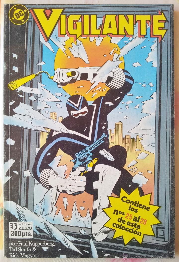 Comics : VIGILANTE TOMO 6, CONTIENE LOS N&ordm;s. 25 AL 28, EDICIONES ZINCO 1986.