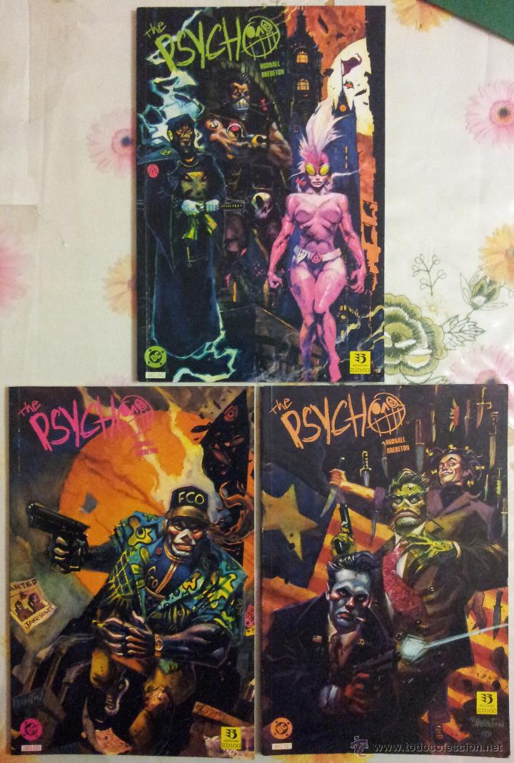 Comics: THE PSYCHO, DC, COMPLETA 3 N&ordm;s., EDICIONES ZINCO 1992
