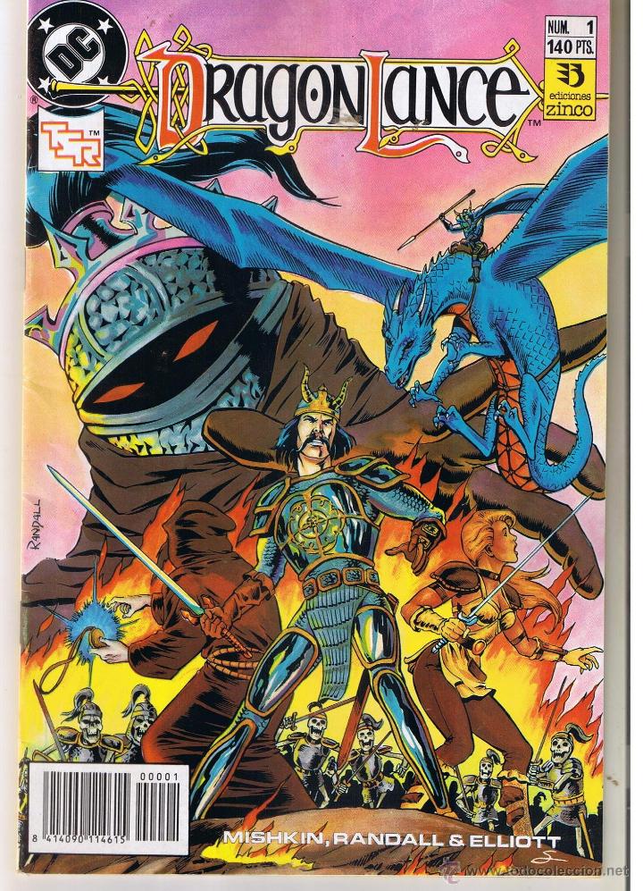 C&oacute;mics: DRAGON LANCE.  N&ordm; 1. DC / ZINCO. (RF.MA). (C/32) - Foto 1