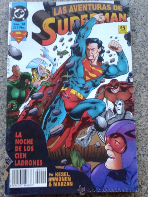 C&oacute;mics: LAS AVENTURAS DE SUPERMAN -- N&ordm; 28 -- EDICIONES ZINCO -- - Foto 1