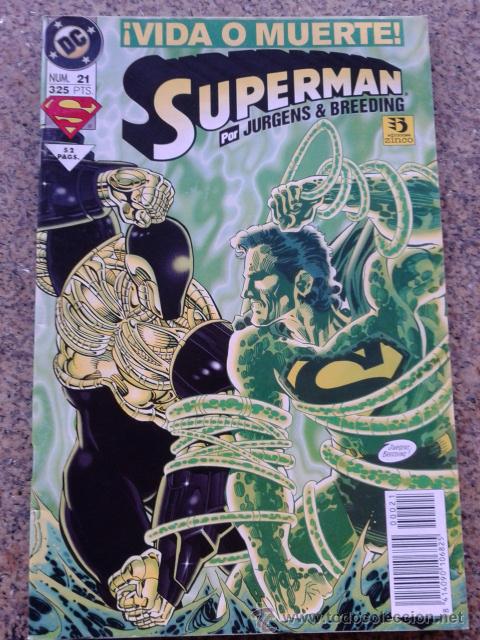 C&oacute;mics: SUPERMAN -- N&ordm; 21 -- EDICIONES ZINCO -- 52 PGS -- - Foto 1