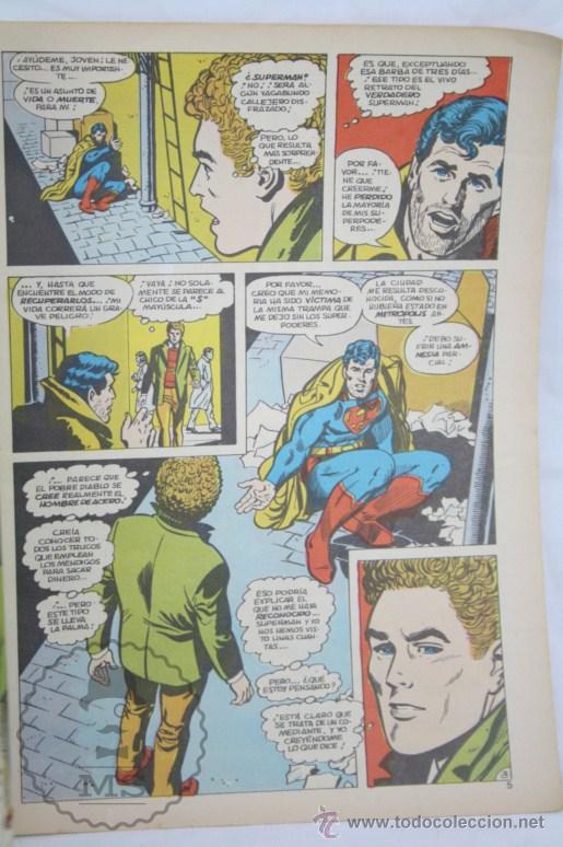C&oacute;mics: C&oacute;mic Superman. N&ordm; 16. &iquest; C&oacute;mo Esconder a Superman? - Ediciones Zinco, A&ntilde;o 1985 - Foto 4