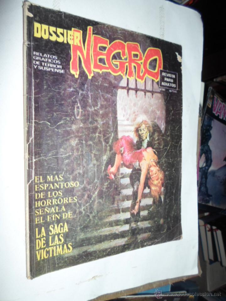 C&oacute;mics: Dossier Negro, n&ordm; 80, 40 pesetas - Foto 1