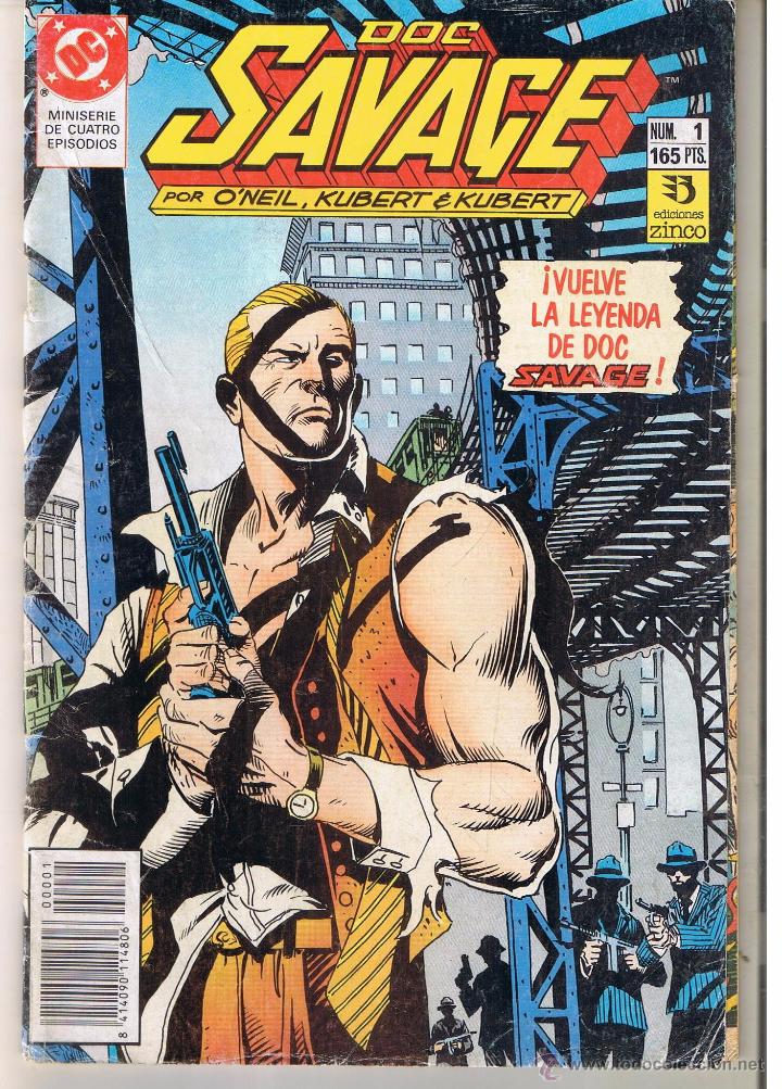 C&oacute;mics: DOC SAVAGE. N&ordm; 1.  DC / ZINCO. 1990 (C/A23) - Foto 1
