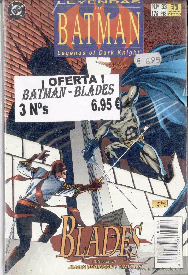 C&oacute;mics: LEYENDAS DE BATMAN. 3 NUMEROS.EDICIONES ZINCO - Foto 1