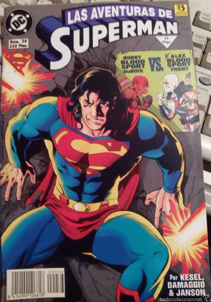 C&oacute;mics: LAS AVENTURAS DE SUPERMAN.DC ZINCO.N&deg;36. - Foto 1