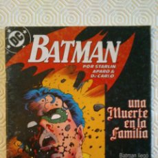 Comics : BATMAN - UNA MUERTE EN LA FAMILIA NUMERO 3 ZINCO DE JIM STARLIN, JIM APARO. Lote 53974705