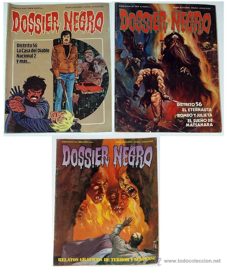 C&oacute;mics: Dossier negro N&ordm; 164-168 y 195 - Foto 1