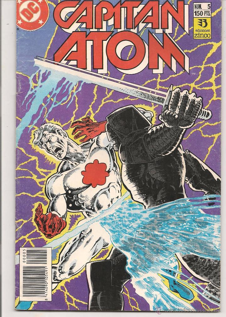 C&oacute;mics: CAPIT&Aacute;N ATOM. N&ordm; 5.  DC/ ZINCO. 1989. (C/A9) - Foto 1