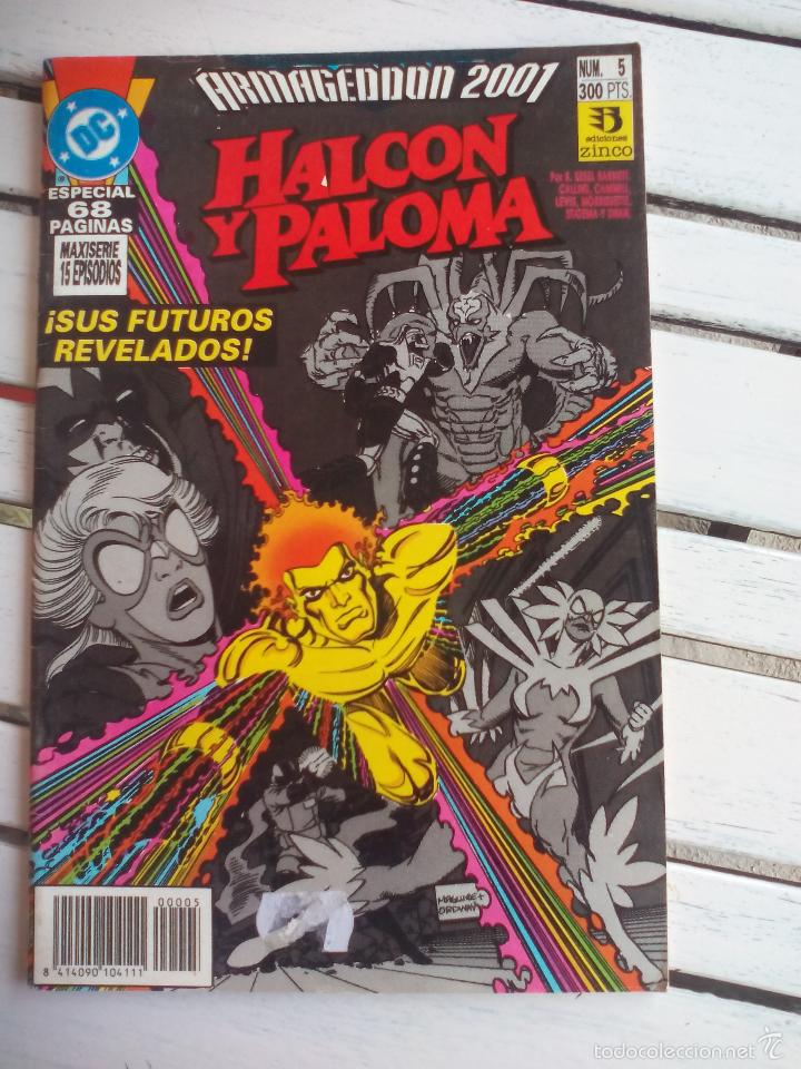 C&oacute;mics: Halcon y paloma armageddon 2001.  num. 5 n&ordm;. 68 pag.. Ediciones Zinco. DC comics. Comic. - Foto 1