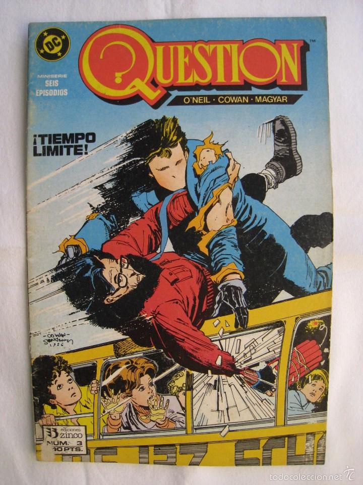 C&oacute;mics: QUESTION - N&ordm; 3 - EDICIONES ZINCO. - Foto 1