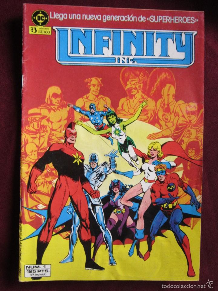 C&oacute;mics: INFINITY INC N&ordm; 1 DC comics 1986 - EDICIONES ZINCO - ROY THOMAS & MCFARLANE TEBENI mbe - Foto 1