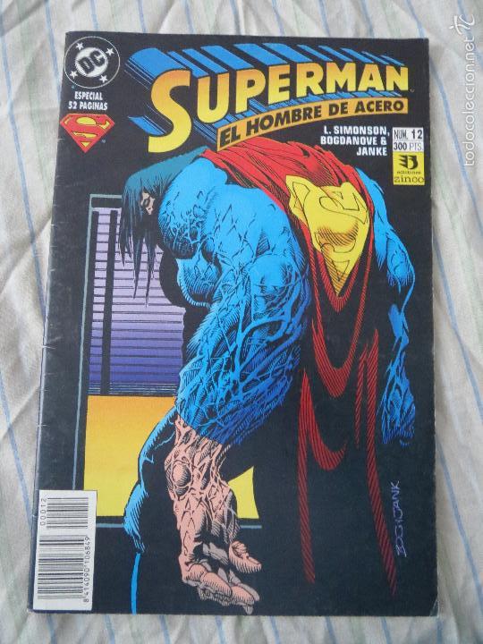 C&oacute;mics: COMIC SUPERMAN NUMERO 12 PERDER EL CONTROL ( SUPERMAN EL HOMBRE DE ACERO ) EDICIONES ZINCO - Foto 1