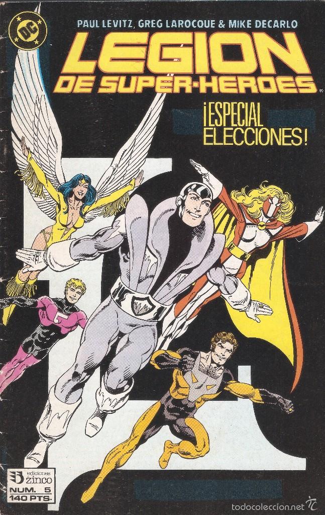 C&oacute;mics: LEGI&Oacute;N DE SUPERH&Eacute;ROES - N&ordm; 5 - ED. ZINCO 1987 - Foto 1
