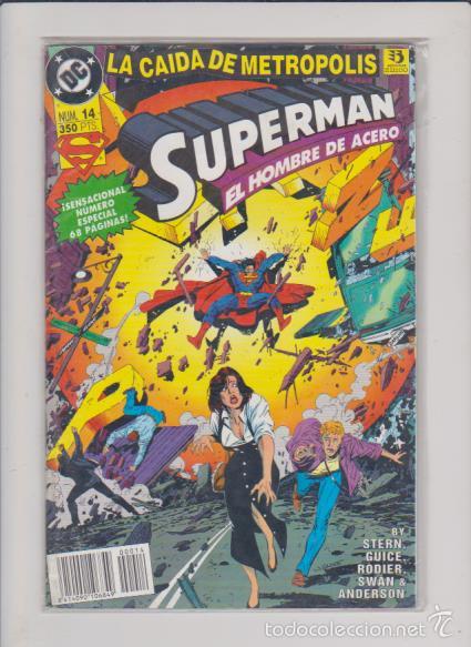 C&oacute;mics: SUPERMAN - N&ordm; 14 - LA CAIDA DE METROPOLIS - EDICIONES ZINCO & DC COMICS 350 PTS - Foto 1