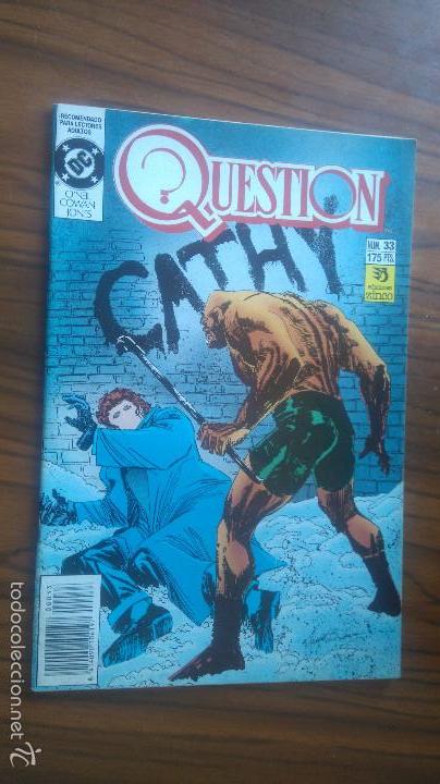 C&oacute;mics: QUESTION 33. O&acute;NEIL. COWAN. JONES. GRAPA. BUEN ESTADO - Foto 1