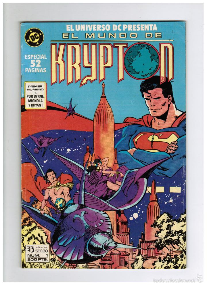 C&oacute;mics: UNIVERSO DC N&ordm; 1 - EL MUNDO DE KRYPTON - ZINCO - Foto 1