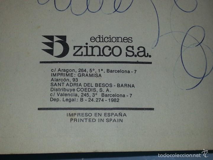 C&oacute;mics: ZAGOR N&ordm; 6 - EL REBELDE - EDICIONES ZINCO - A&Ntilde;O 1982 - Foto 5