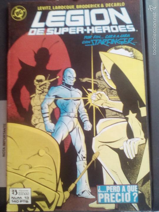 C&oacute;mics: LEGION DE SUPERHEROES   13 ZINCO - Foto 1