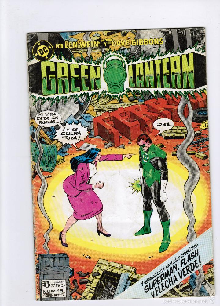 C&oacute;mics: GREEN LANTERN N&ordm; 15 - DC COMIC - ZINCO - Foto 1
