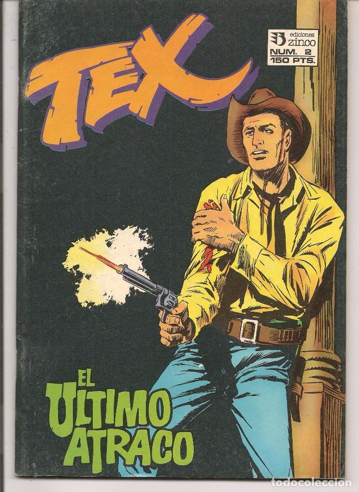 C&oacute;mics: TEX. N&ordm; 2. EL &Uacute;LTIMO ATRACO.  EDICIONES ZINCO, (Z/C11) - Foto 1