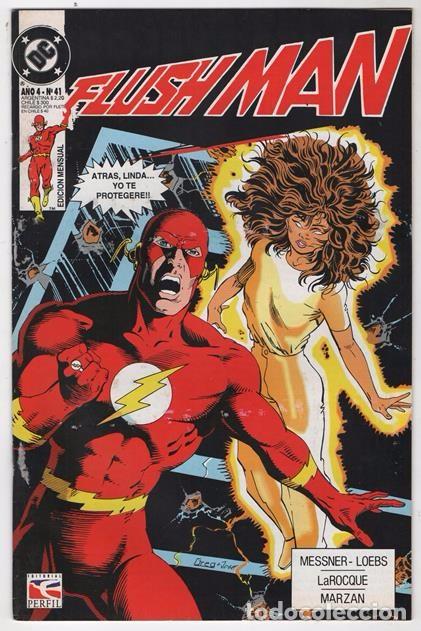 C&oacute;mics: FLASH # 41 FLUSH MAN EDITORIAL PERFIL 1994 EL PODER DE ... EXCELENTE MESSNER LOEBS LAROCQUE MARZAN - Foto 1