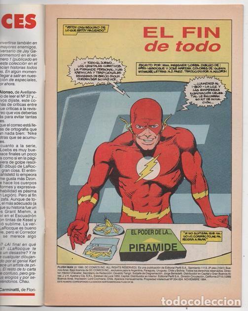 C&oacute;mics: FLASH # 41 FLUSH MAN EDITORIAL PERFIL 1994 EL PODER DE ... EXCELENTE MESSNER LOEBS LAROCQUE MARZAN - Foto 2