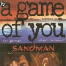Cómics: SANDMAN TOMO 2 A GAME OF YOU PARTE 2 (NEIL GAIMAN / SHAWN MCMANUS) - ZINCO - NUEVO