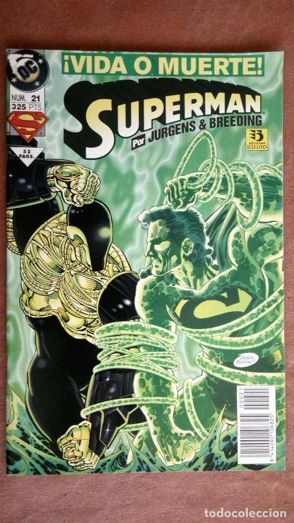 C&oacute;mics: SUPERMAN - VIDA O MUERTE - EDICIONES ZINCO, N&ordm; 21 - Foto 1