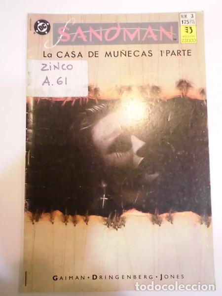C&oacute;mics: SANDMAN NUM 3 - EDICIONES ZINCO - 1991 - Foto 1