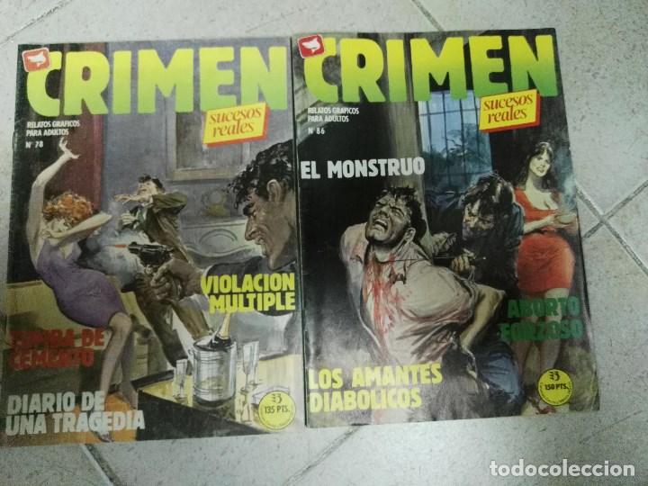 Fumetti: CRIMEN - RELATOS GRAFICOS PARA ADULTOS - LOTE DE 2 c&oacute;mics