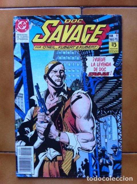 C&oacute;mics: DOC SAVAGE NUM 1 - D. ONNEIL - ADAM Y ANDY KUBERT - EDICIONES ZINCO - 1990 - Foto 1