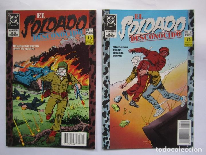 C&oacute;mics: COMICS EL SOLDADO DESCONOCIDO N&ordm; 1 Y N&ordm; 2 EDICIONES ZINCO DC COMICS TEBEO COMIC - Foto 1