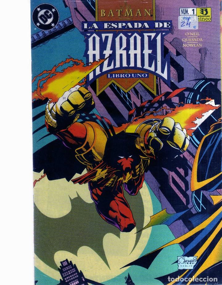 C&oacute;mics: BATMAN COLECCION 4 NUMEROS - LA ESPADA DE AZRAEL - CJ226 - Foto 1