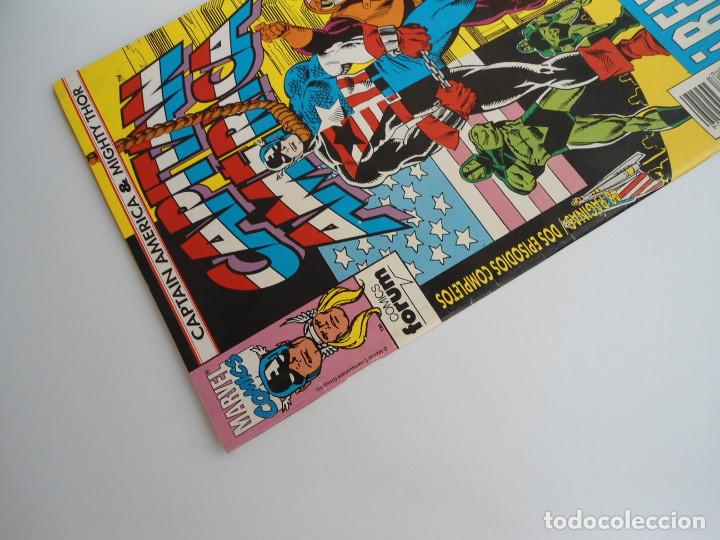 C&oacute;mics: CAPITAN AMERICA Y THOR EL PODEROSO  n&ordm; 4 - &iexcl;RENDICION!- COMICS FORUM PLANETA - 1993 - Foto 3