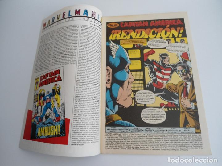 C&oacute;mics: CAPITAN AMERICA Y THOR EL PODEROSO  n&ordm; 4 - &iexcl;RENDICION!- COMICS FORUM PLANETA - 1993 - Foto 7